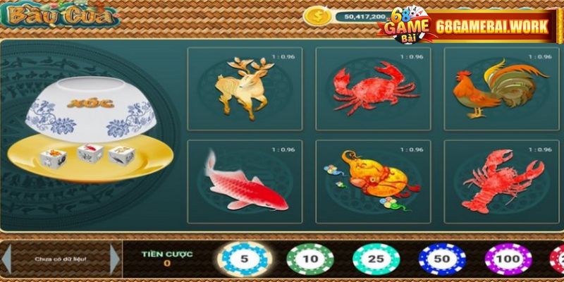 Bầu cua 68 game bài trực tuyến hot hit